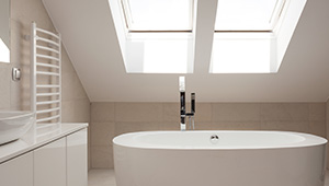 salle de bain dans les combles