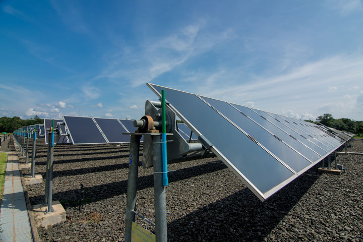 Centrale solaire : les panneaux solaires